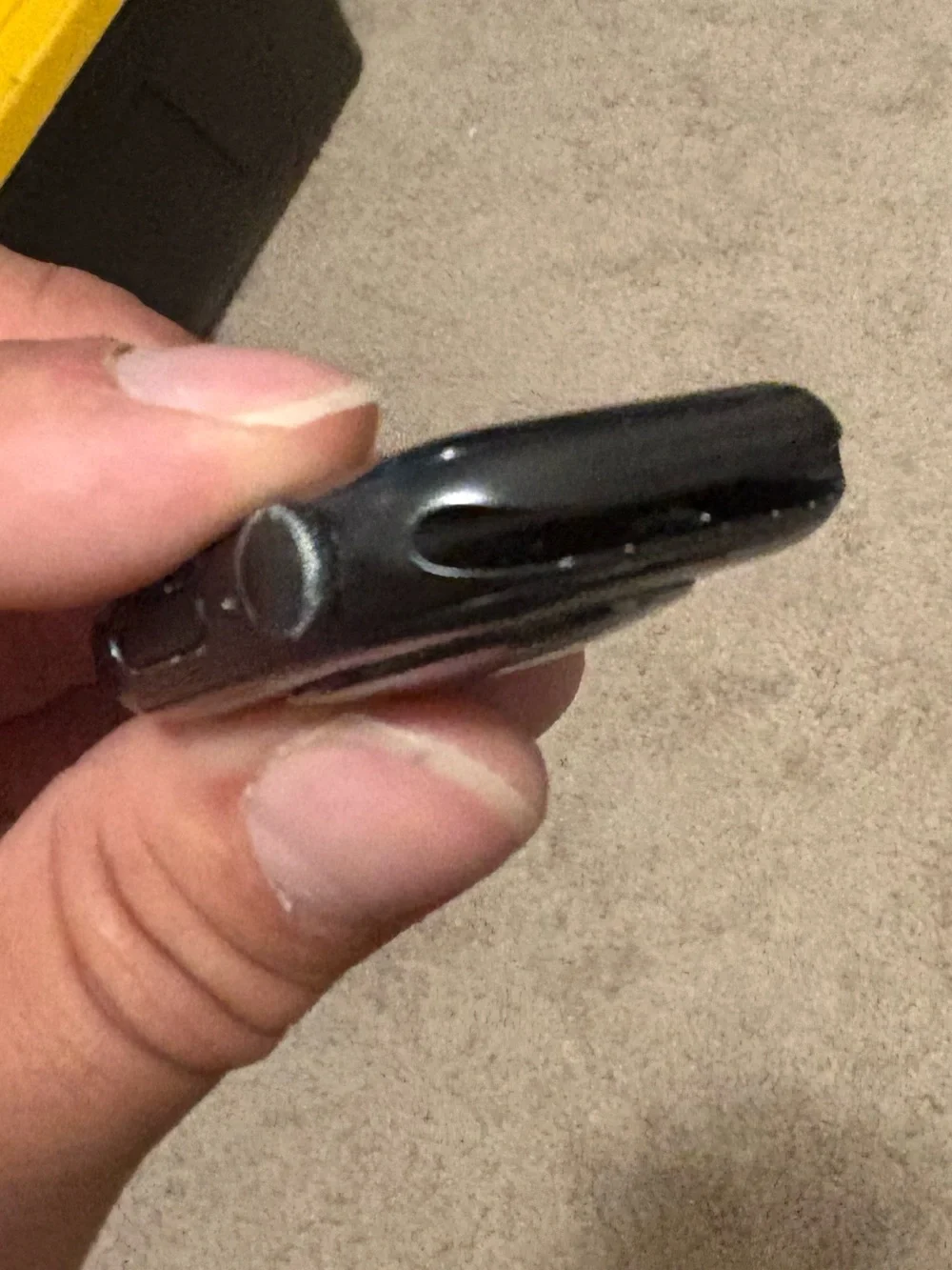 Apple Smartwatch with Black Silicone Band